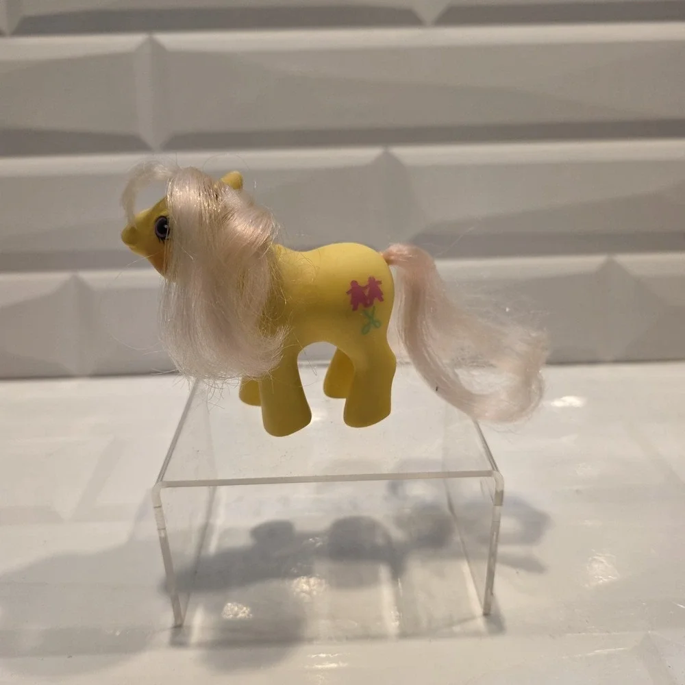 Vintage 1987 Hasbro My Little Pony Baby Snippy Peek-A-Boo Yellow